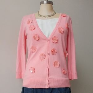 Price Drop LOFT Peach Spring Cardigan